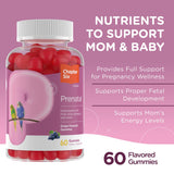Formule Zahler Prenatal avec acide folique et vitamines clés pour la grossesse.