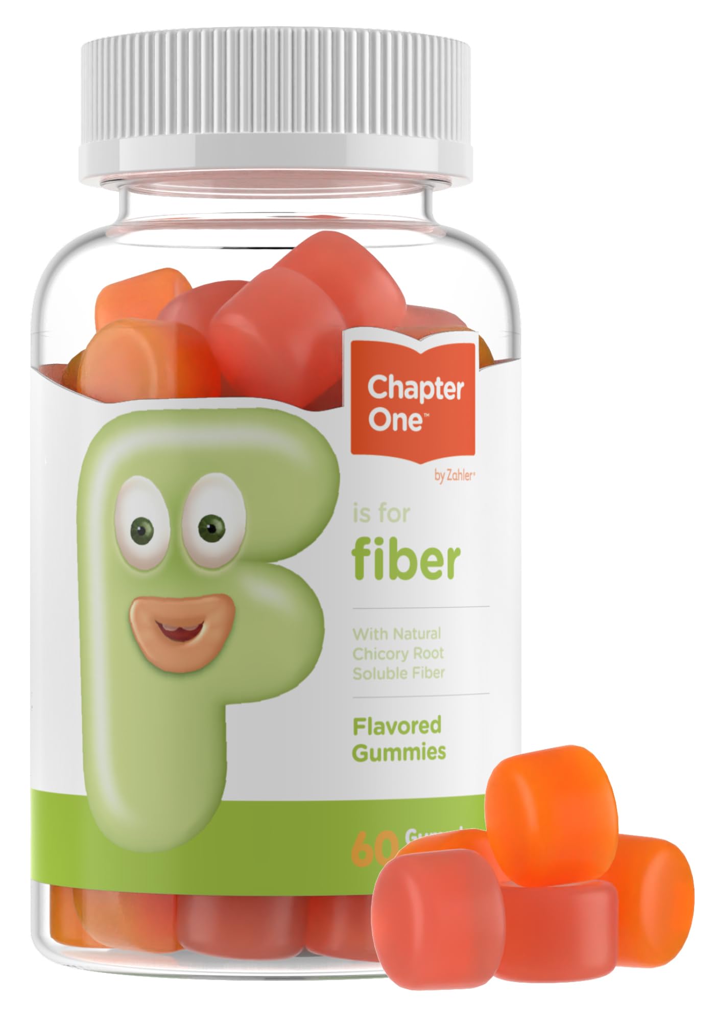 Zahler bonbons gélifiés fibres en bouteille, soutien potentiel à la digestion.