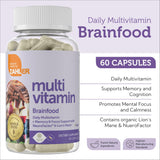 Étiquette du produit Zahler Brainfood, tableau nutritionnel et ingrédients, transparence et choix informés.