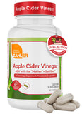 Zahler capules vinaigre de pomme et fibre dans la bouteille, pratique et facile à prendre.