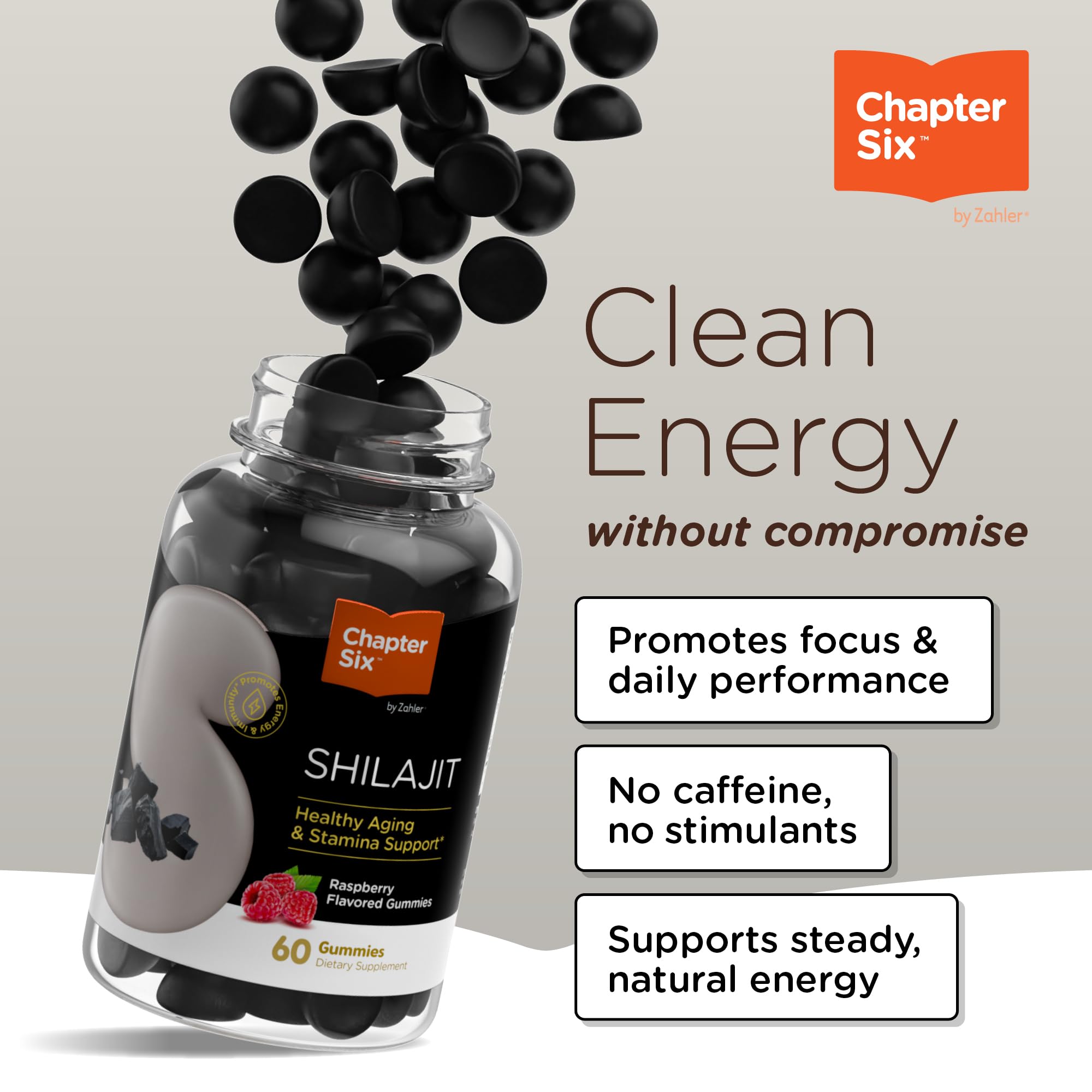 Zahler Chapitre Premier - gomme Shilajit 400 mg végétarien énergie naturelle