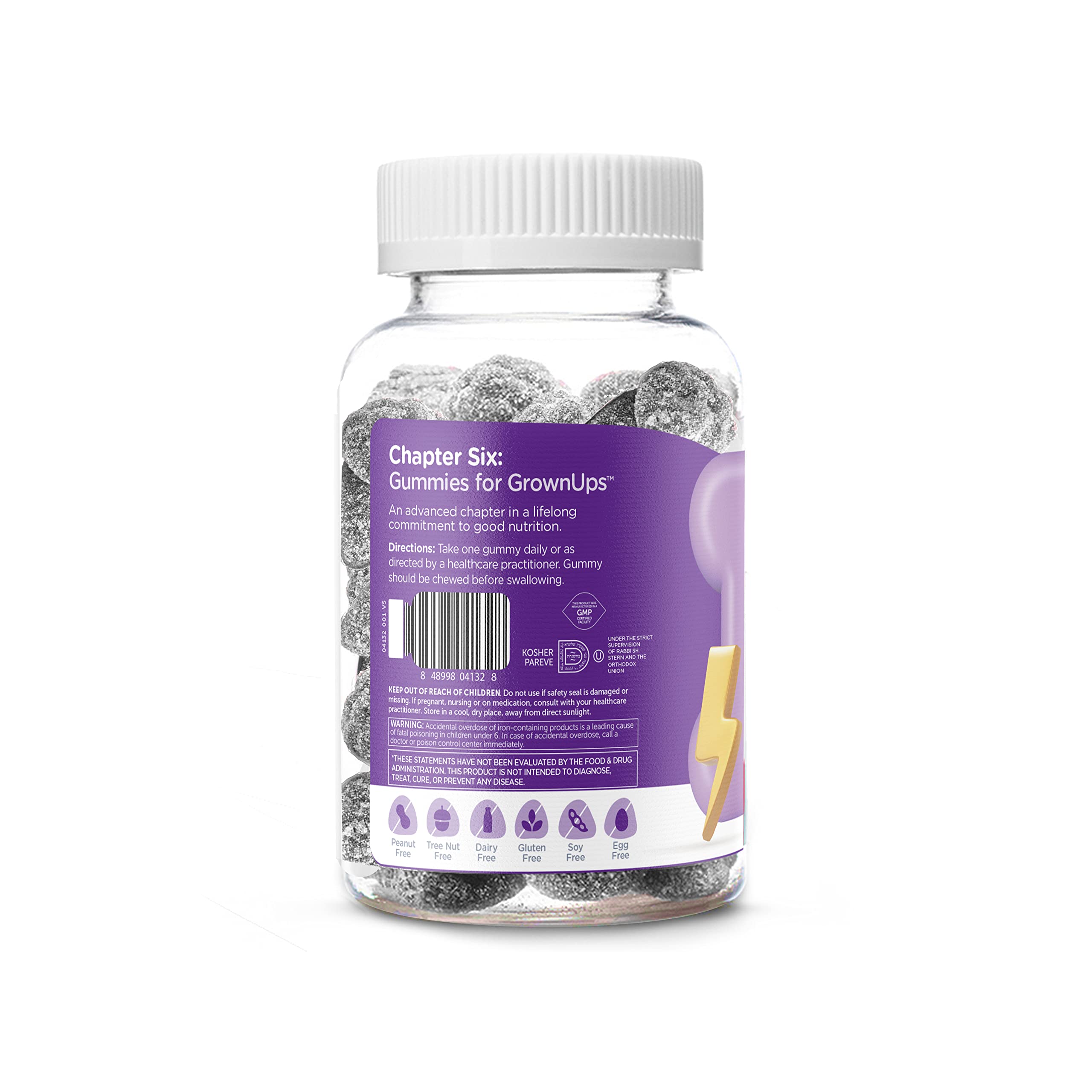 Zahler Chapitre Six Bonbons au Fer texture gélifiée, agréable à mâcher.