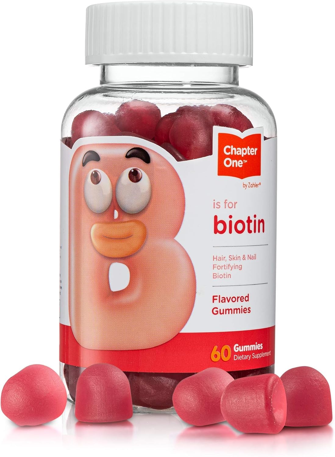 Gommes Zahler Biotine sans gluten et sans allergènes.
