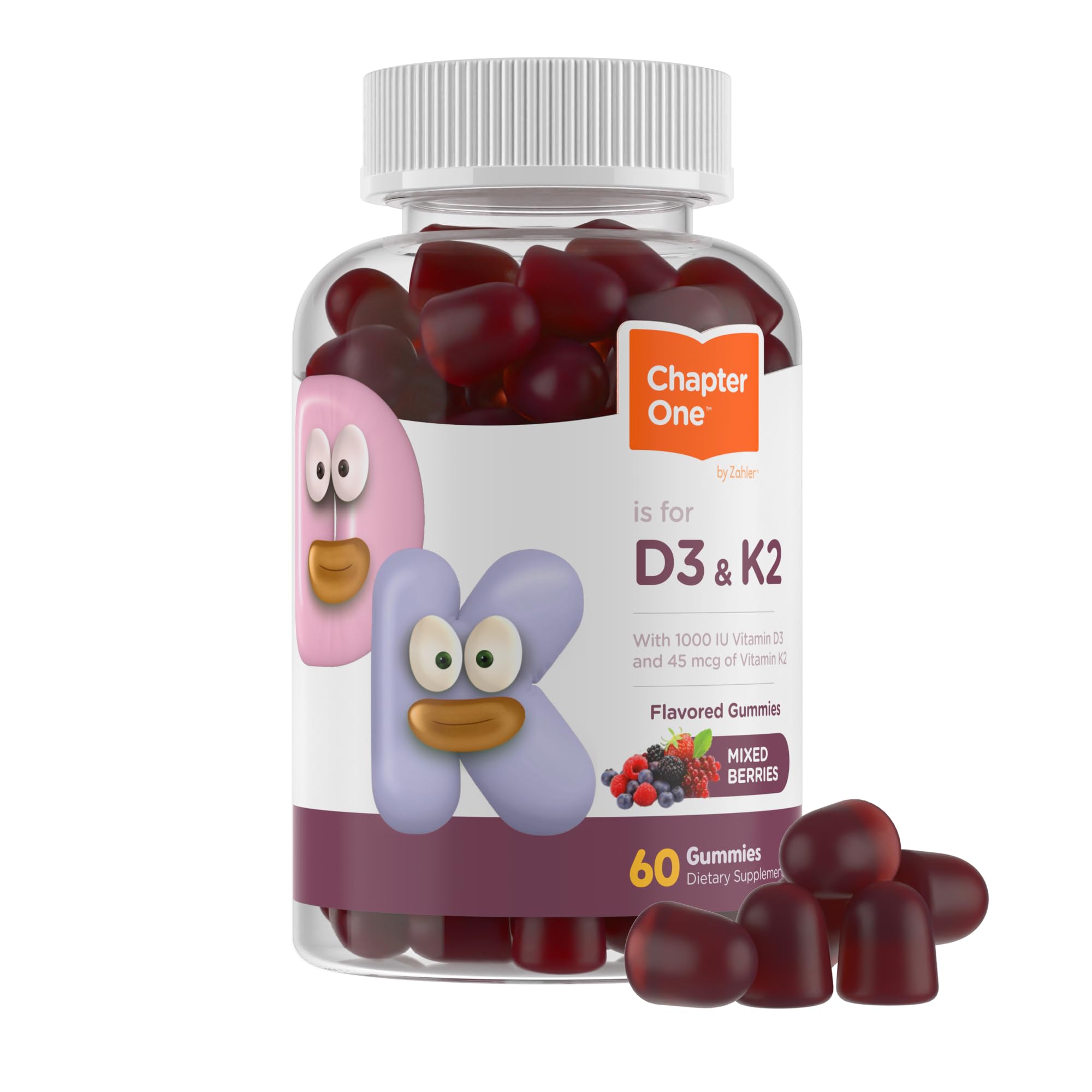 Gommes Zahler Chapitre Un D3K2 — emballage pratique pour la routine quotidienne.