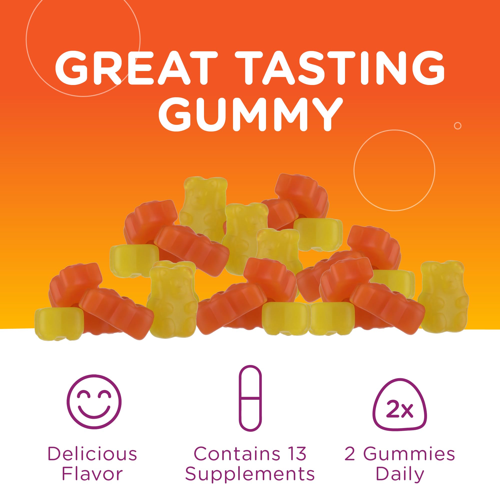 Gommes saveurs fruits Zahler Chapitre Un plaisir nutritionnel pour enfants