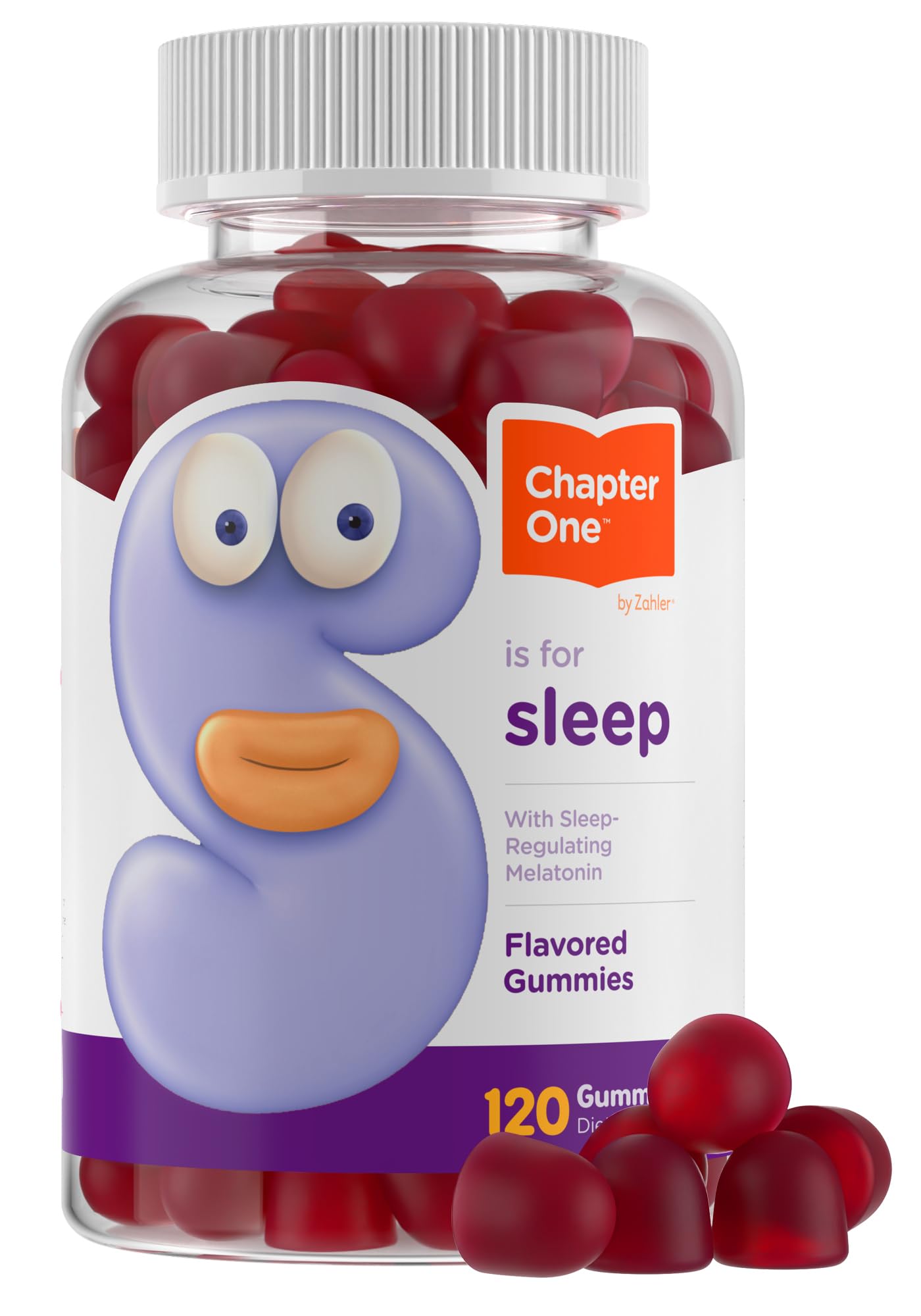 Gommes Zahler Chapitre Un au goût fruité, utilisées comme soutien sommeil pour adultes et enfants.