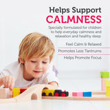 Étiquette Kosher claire sur Zahler ChildCalm pour sécurité et conformité alimentaire.