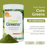 Zahler Core Greens: cuillere-mesure, dosage précis pour un apport nutritionnel.