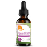 Gouttes Zahler D3 K2 – bouteille pratique indiquant l’utilisation facile pour l’absorption du calcium.