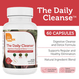 Capsules Zahler Daily Cleanse prêtes à avaler pour confort digestif.