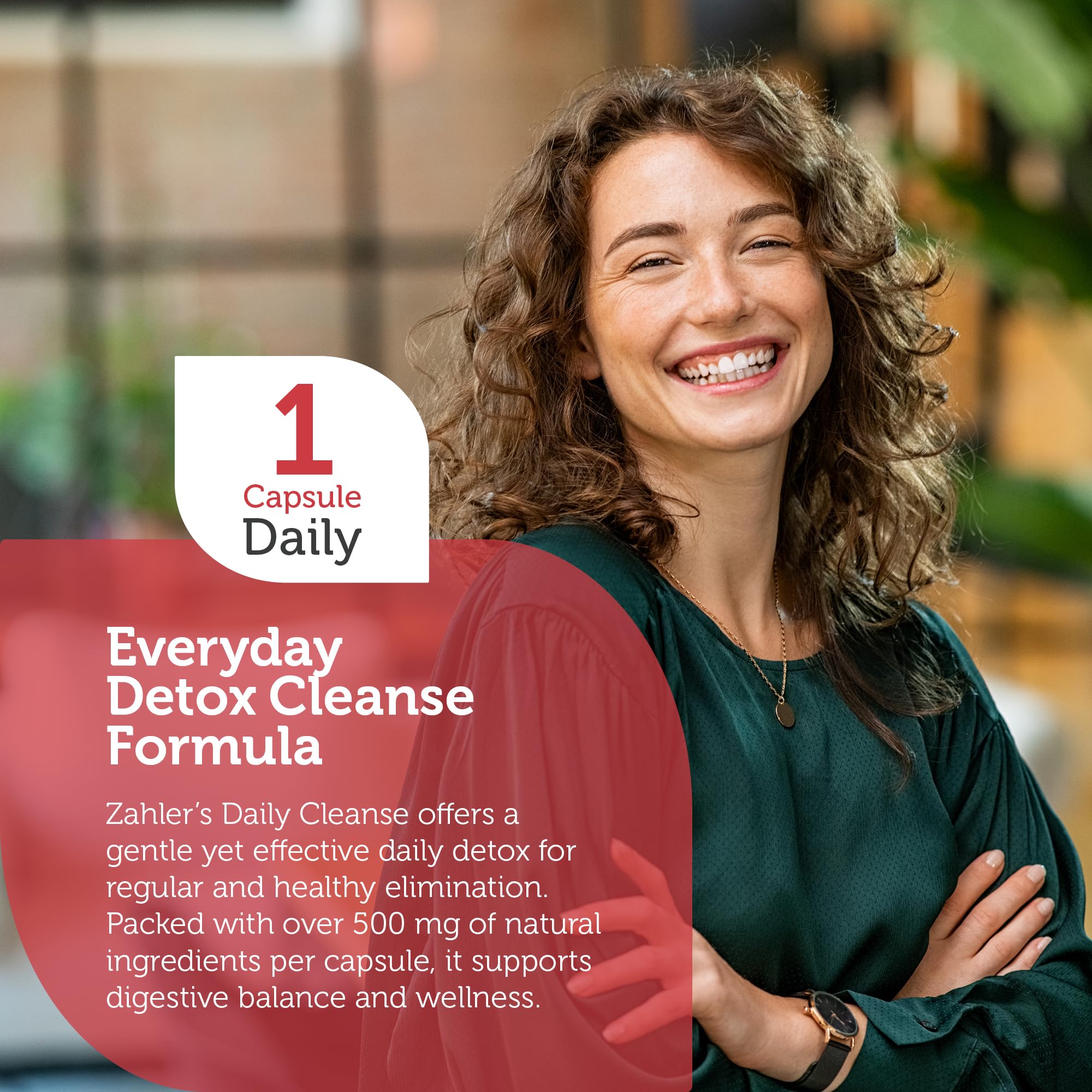 Dose quotidienne Zahler Daily Cleanse illustrée.