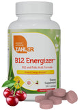 Pastilles cerise Zahler Energizer B12 5000 mcg, dissolution rapide pour énergie naturelle
