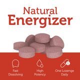 Scène bureau avec pastilles Zahler Energizer B12 pour vitalité rapide pendant la journée