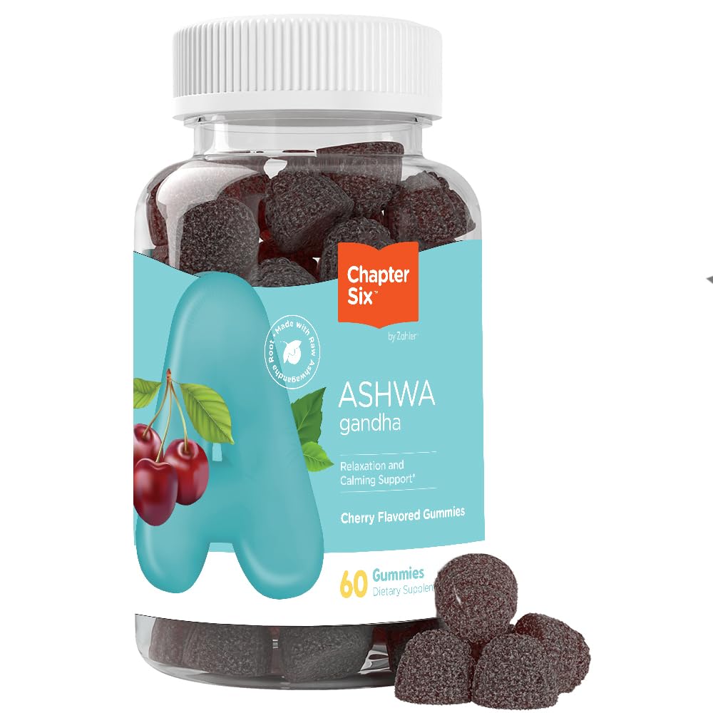 Gommes Zahler Ashwagandha – relaxation douce après une longue journée, goût fruité.