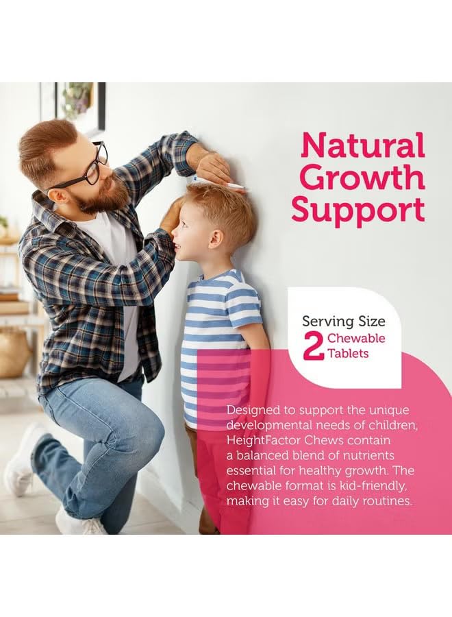 Zahler HeightFactor Chews boîte affichant l'étui pratique.