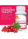 Zahler HeightFactor Chews saveur fruits naturels bénéfique pour la croissance.