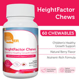 Zahler HeightFactor: comprimés à mâcher riches en vitamines essentielles pour soutenir la croissance.