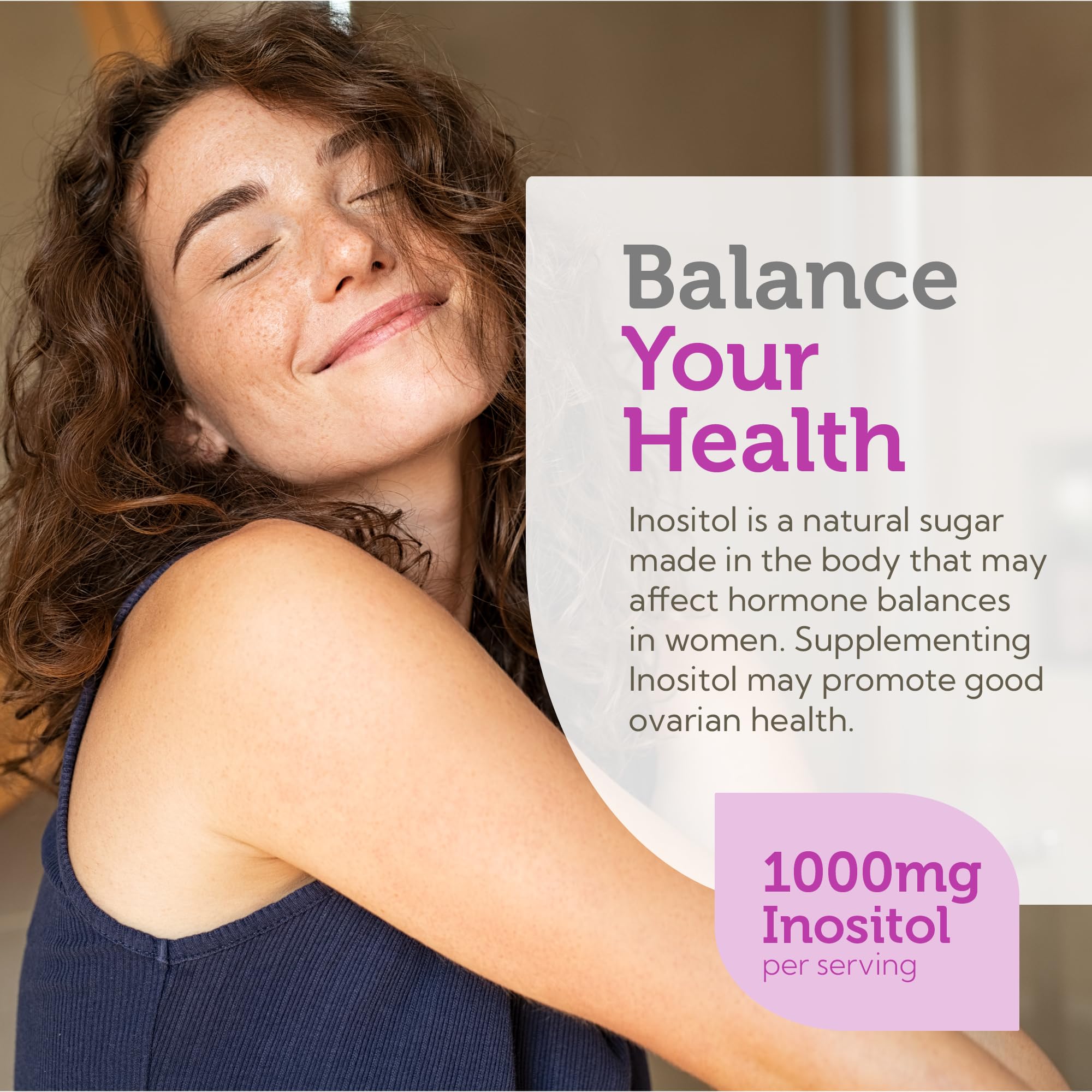 Zahler Inositol capsules etiquette lisible pour transparence produit