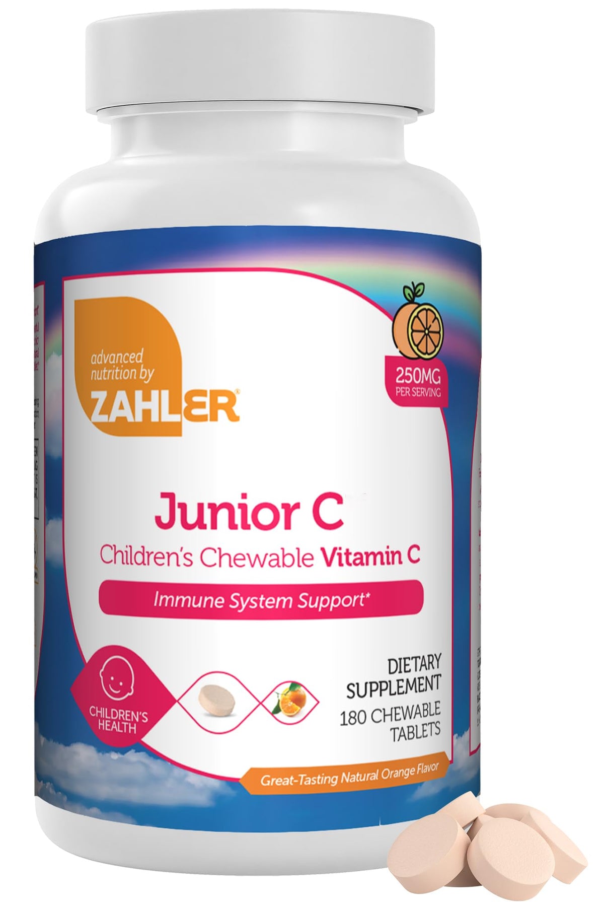 Emballage Zahler Junior C Orange, pratique à ranger sur l’étagère.