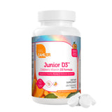 Zahler Junior D3 – bouteille pour enfant, soutien potentiel des os et des dents.