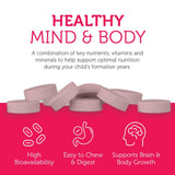 Zahler Kids Multivitamin soutien immunitaire avec vitamine C et D3.