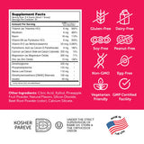 Préparation rapide Zahler KidsActive, mélange facile dans boisson Fruit Punch.