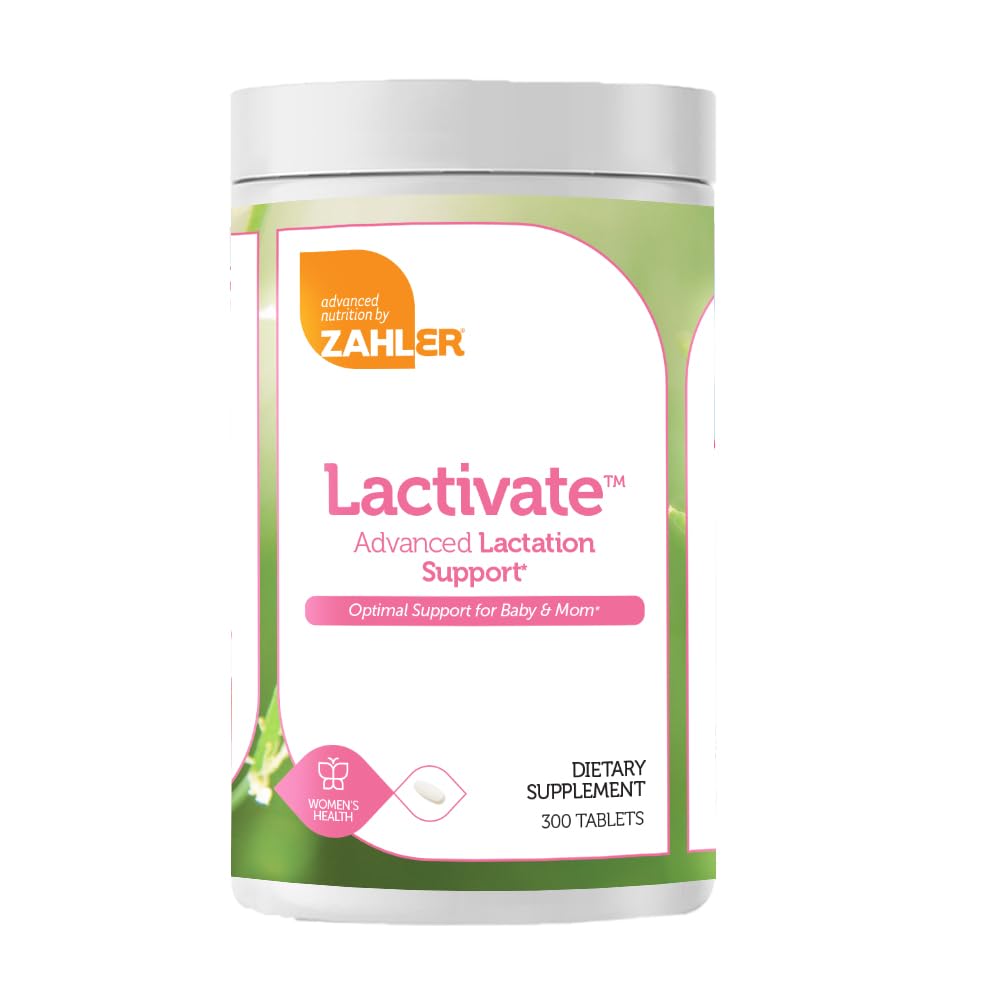 Zahler Lactivate, bouteille-devant: soutien potentiel à l'allaitement
