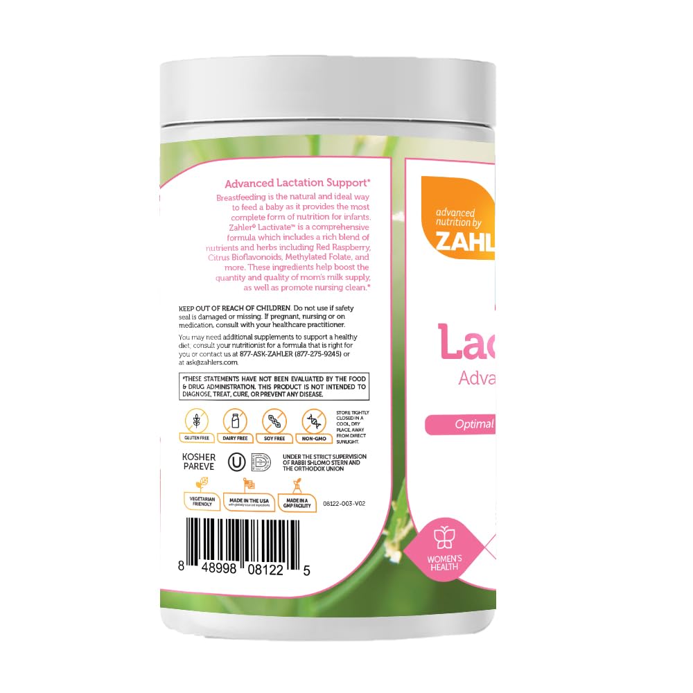Zahler Lactivate, bouteille-pour: soutien pratique à l'allaitement