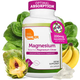 Zahler magnésium citrate 200 mg – capsules pour absorption potentielle.