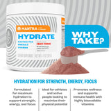 Zahler Mantra Hydrate – Utilisation pré-entraînement pour réhydrater rapidement et rester concentré.
