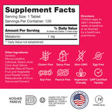 Zahler Mélatonine Enfant 1 mg: certifiée kosher pour les familles