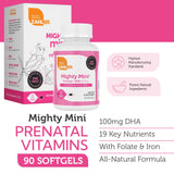 zahler mighty mini prenatal fer et nutriments essentiels