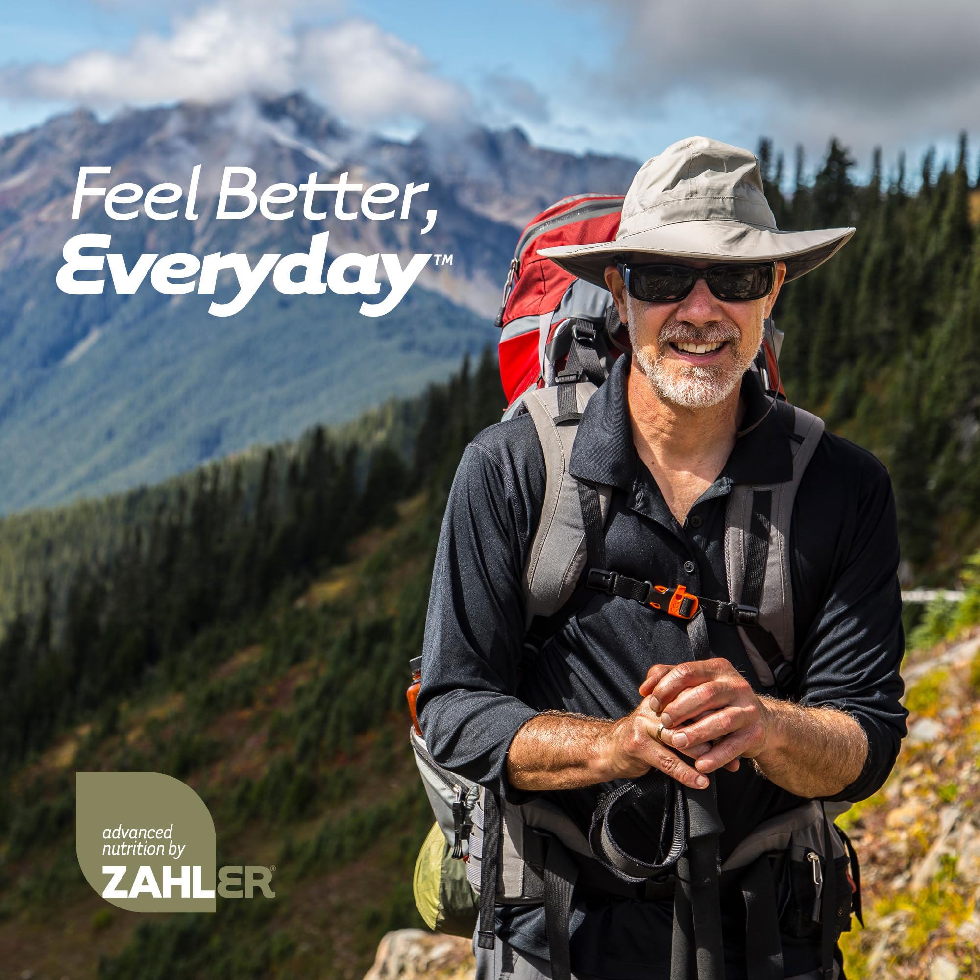 Formule sans fer Zahler Multivitamin 50+ adaptée aux adultes 50+.