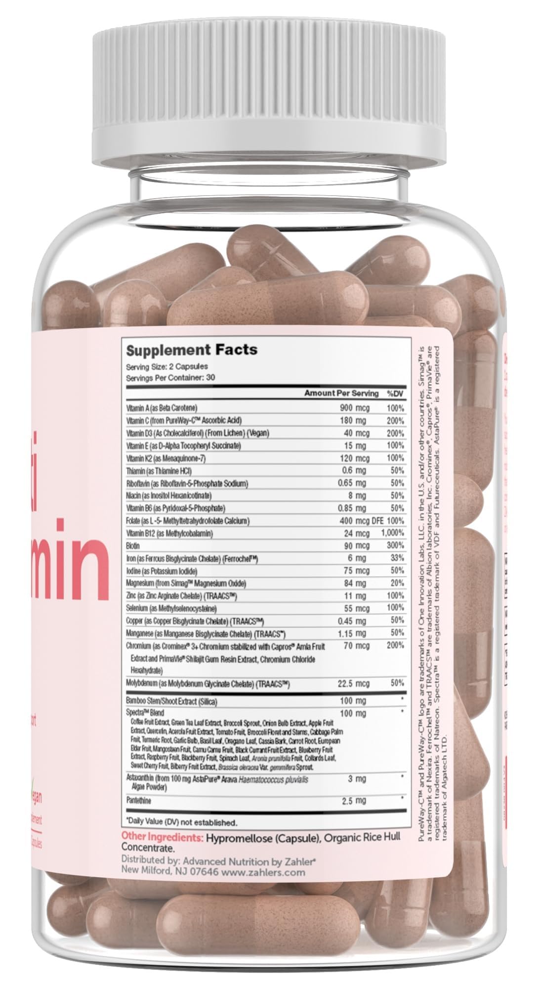 Zahler Multivitamine: soutien ciblé peau, cheveux et ongles au quotidien.