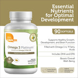 Zahler Omega 3 gélules douces – facilité d’ingestion et absorption potentielle