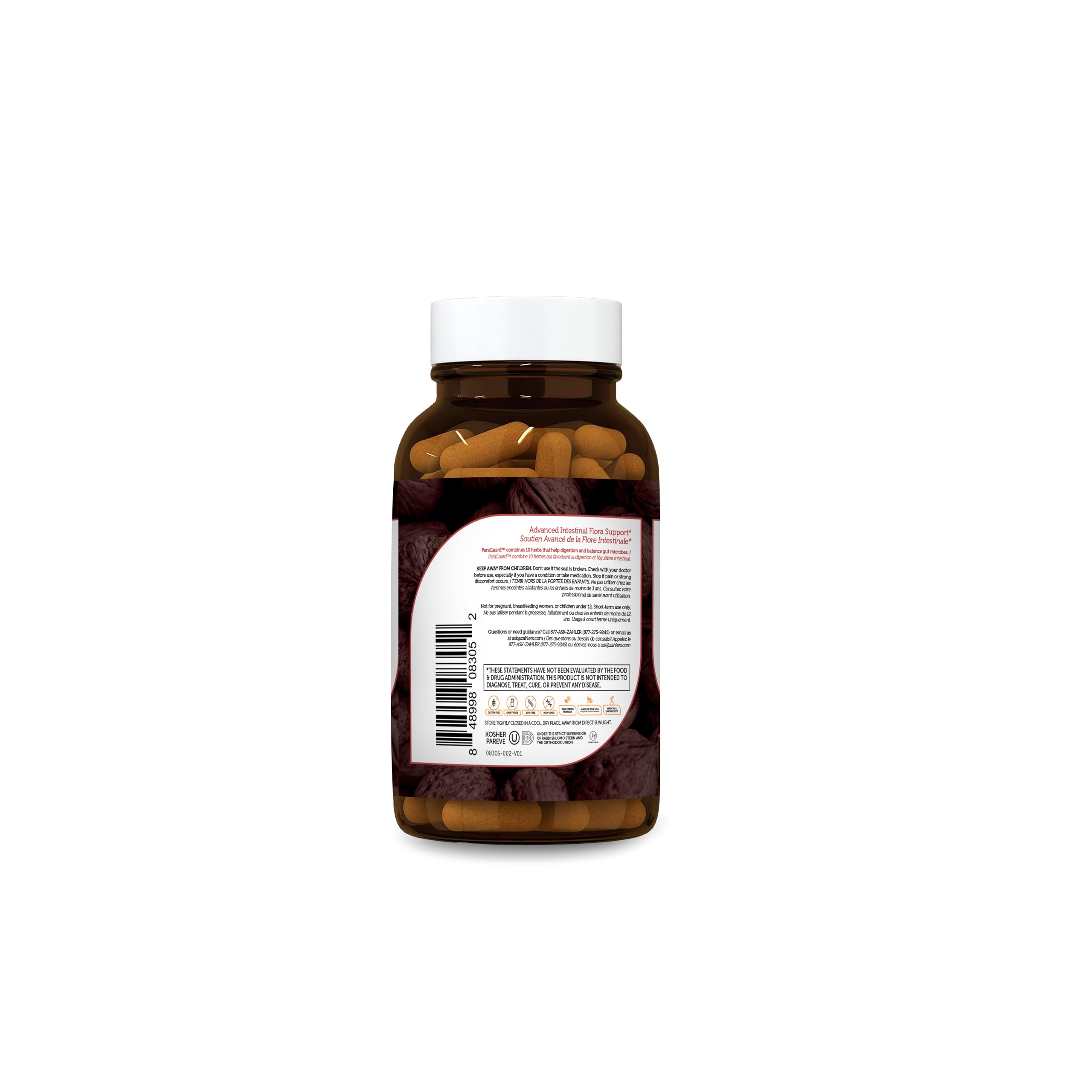 Zahler ParaGuard : flacon compact pour une routine digestive pratique.