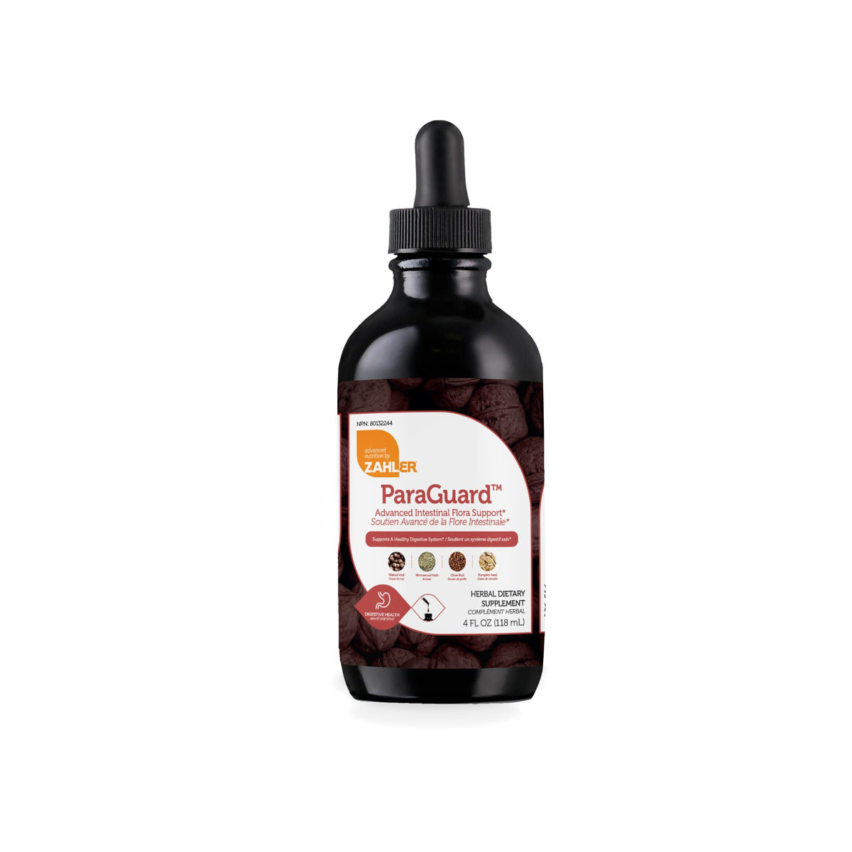 Zahler Paraguard gouttes bouteille: soutien potentiel de l'équilibre intestinal au quotidien.