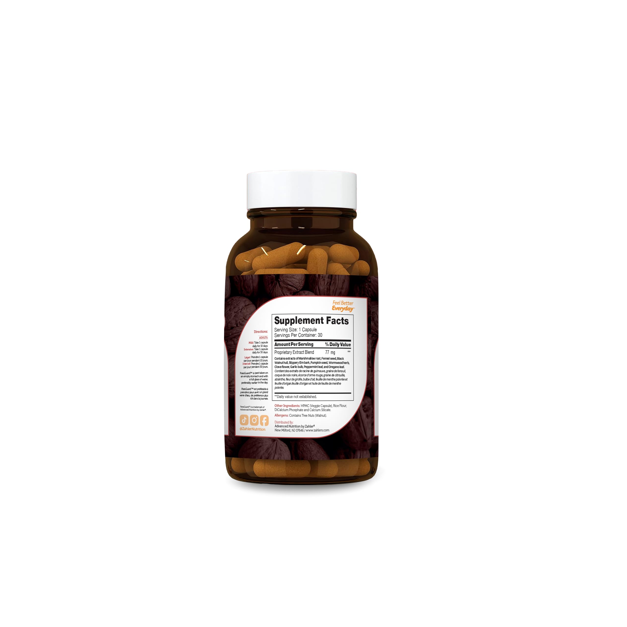 Zahler ParaGuard : armoise et ingrédients naturels pour une digestion équilibrée.