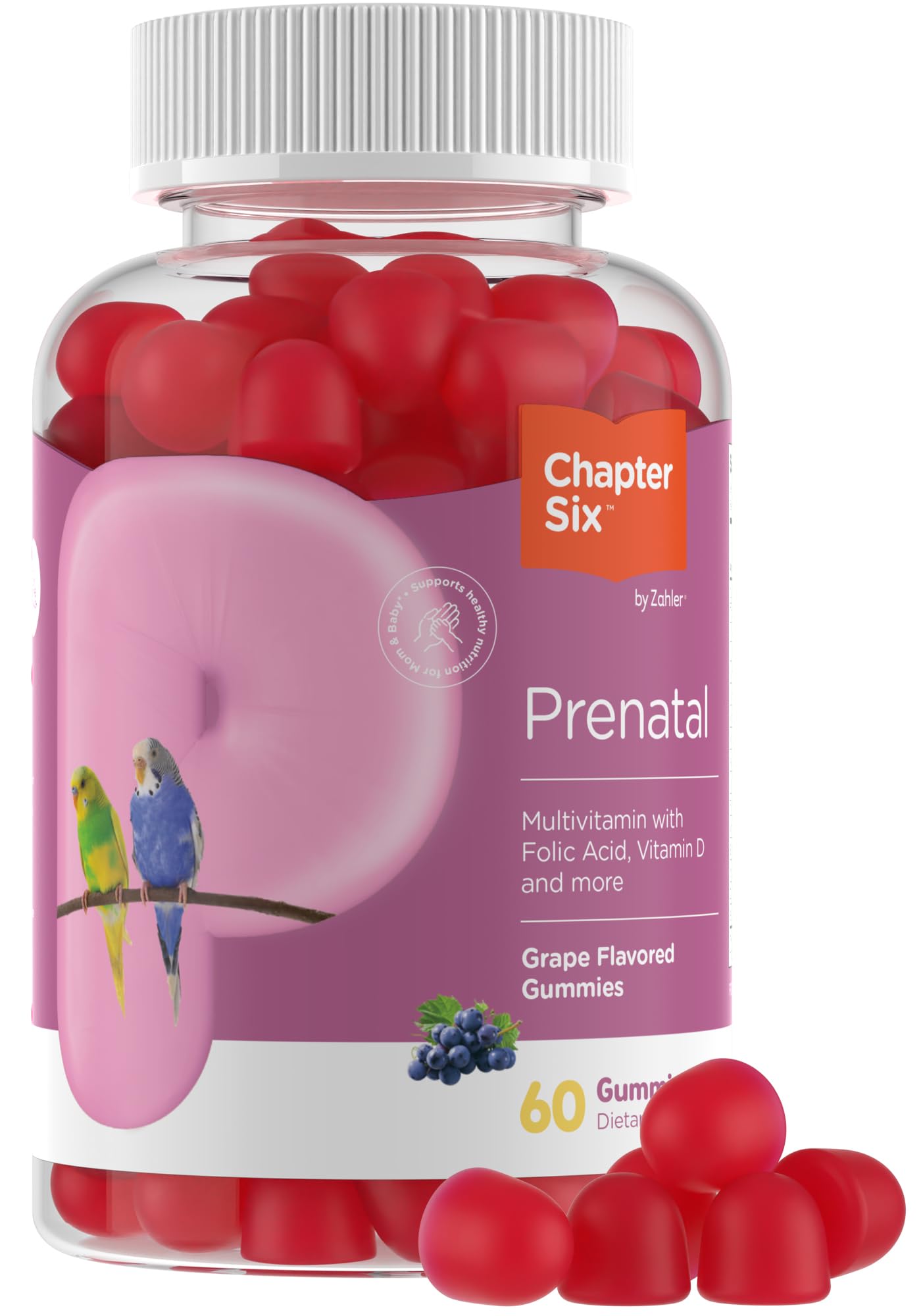 Boîte Zahler Prenatal Gommes prête à l'usage pour les futures mamans.