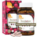 Zahler Revolution — bouteille avec étiquette, soutien potentiel à la santé urinaire féminine.