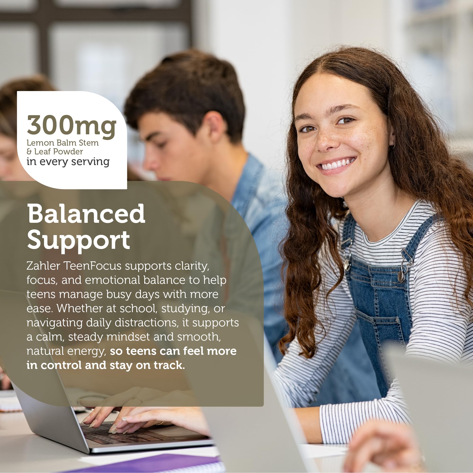 Prise quotidienne de Zahler TeenFocus lors des routines d’étude.
