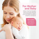 Zahler Total One Prenatal – liste d'ingrédients, nutriments essentiels pour maman et bébé.