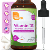 Gouttes Zahler D3 liquide, application goutte-à-goutte facile.