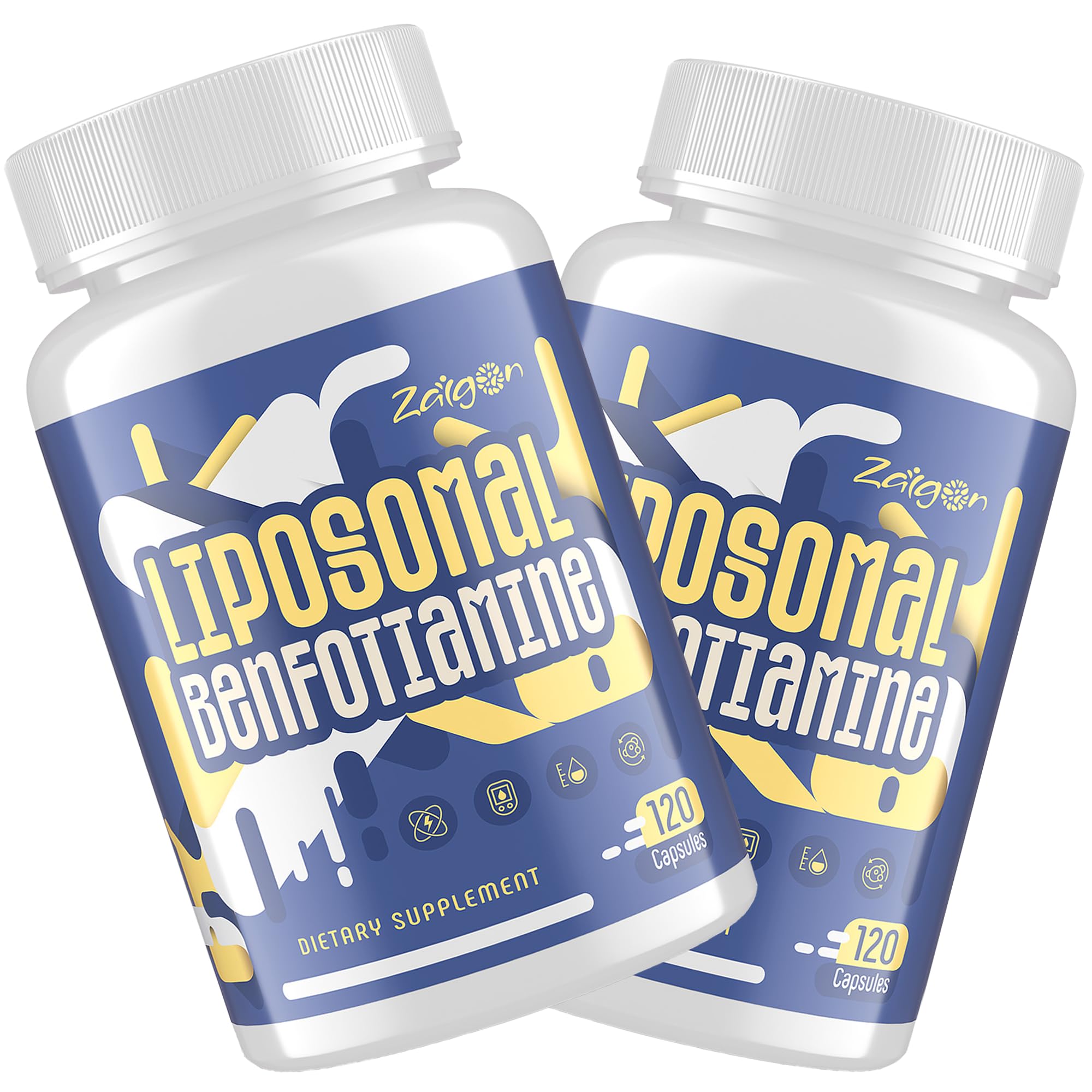 Zaigon Benfotiamine - flacon face, utilisation quotidienne pratique.