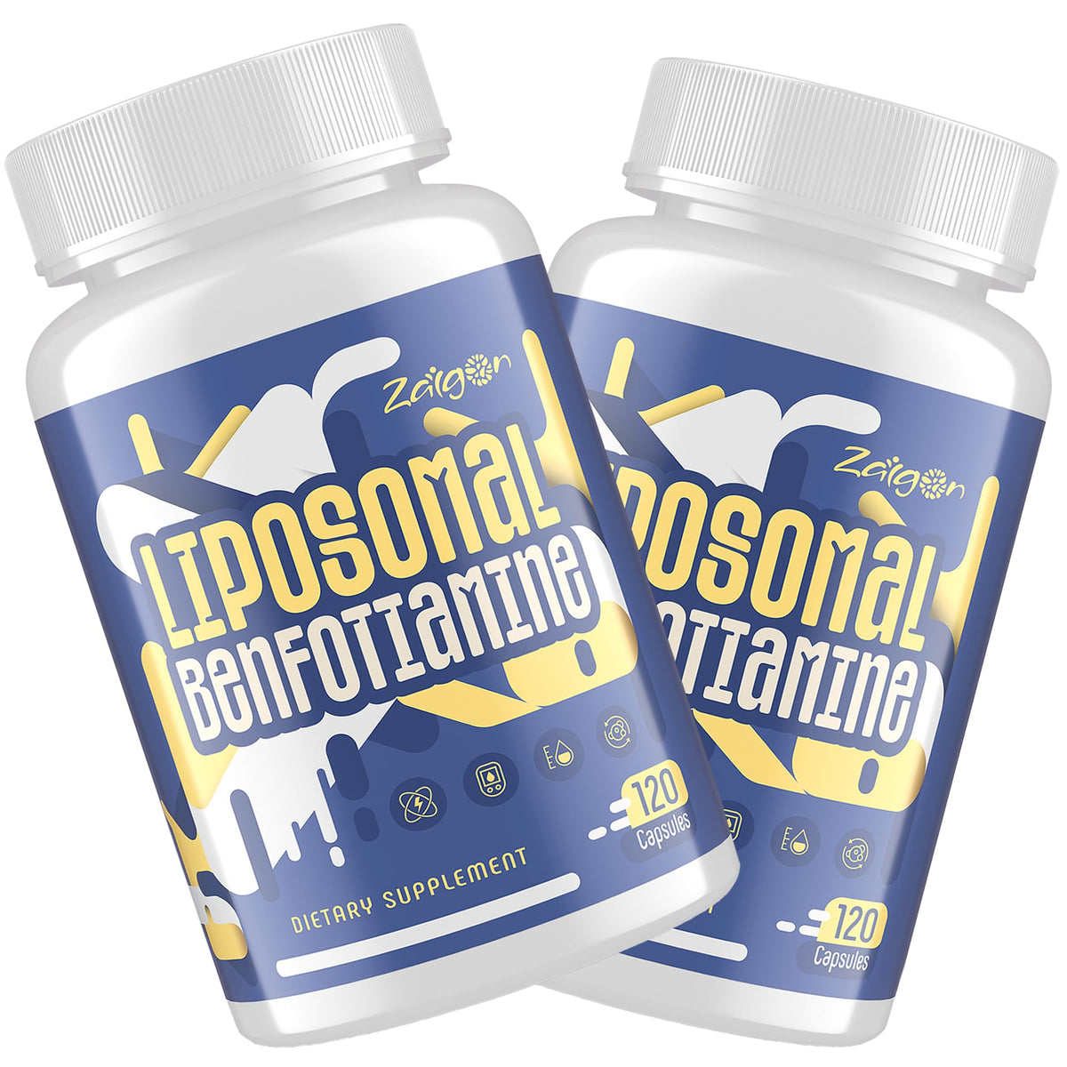 Zaigon Benfotiamine - flacon face, utilisation quotidienne pratique.