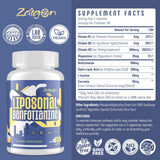 Soutien nerveux Zaigon Benfotiamine avec vitamine B6 et magnésium.