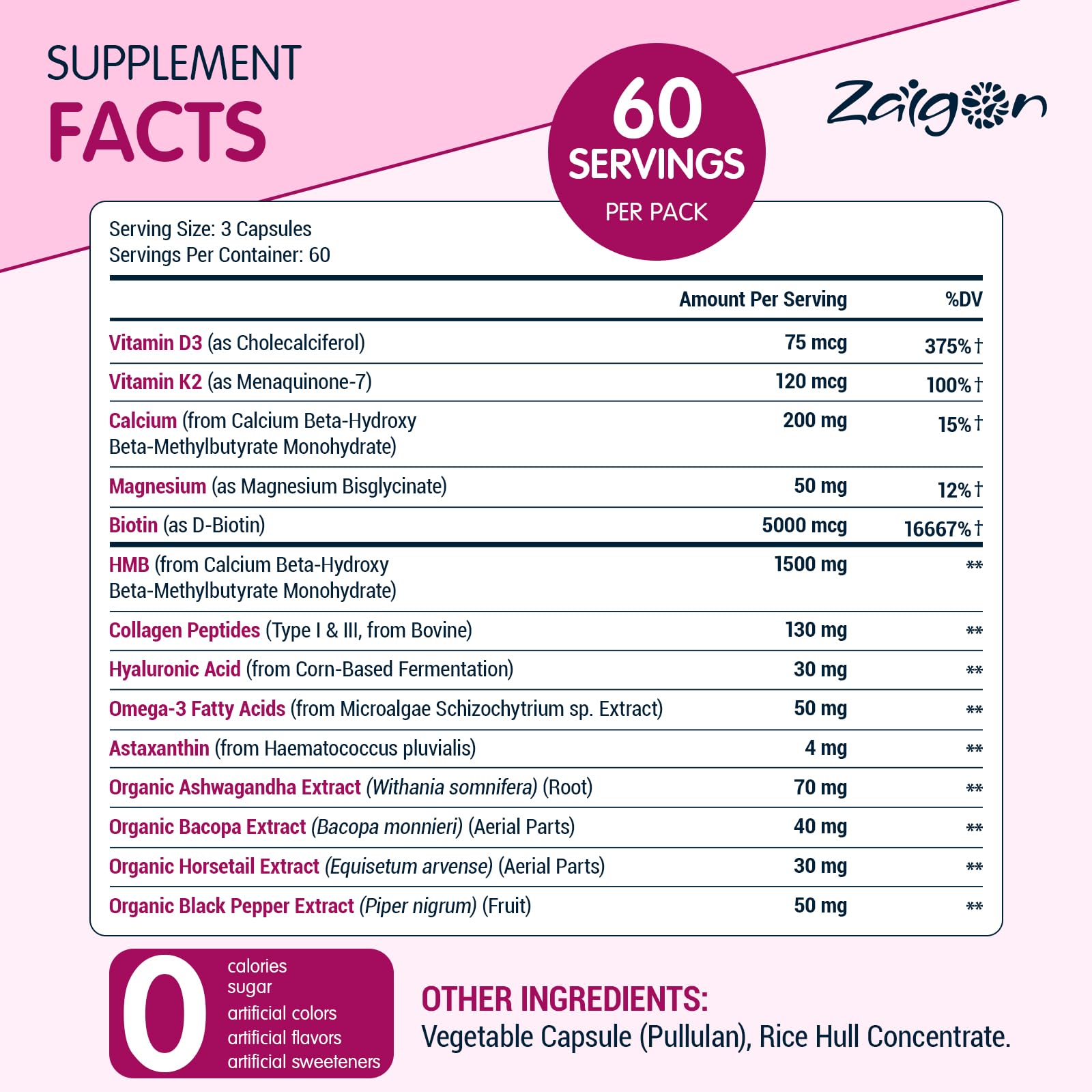 Extrait de prele Zaigon pour cheveux sains.