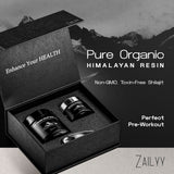 Cuillère-dose ZAILYY Shilajit résine, dosage pratique pour votre routine.
