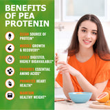 Zammex protéine pois bio avec BCAA et acides aminés essentiels.