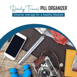 Zam-Zam Daily Pill Organiser portable pour voyages et quotidien.